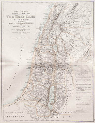 Turkey in Asia (Biblical Regions)
The Holy Land and its Borders 

 1860